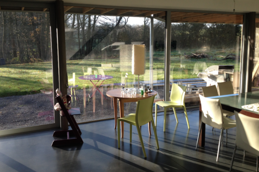 Ambiance intérieure, habitation MR à Beaufays