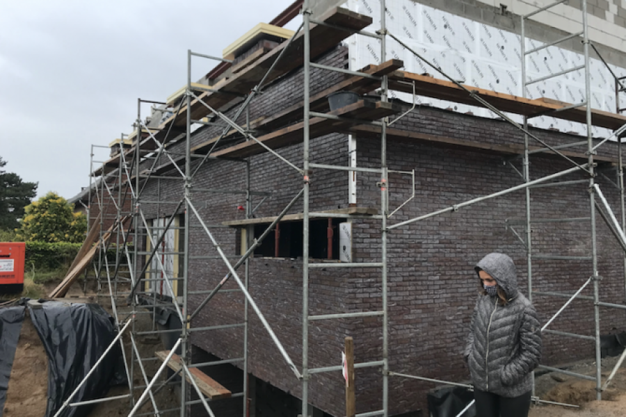 Avancement habitation NB à Oreye