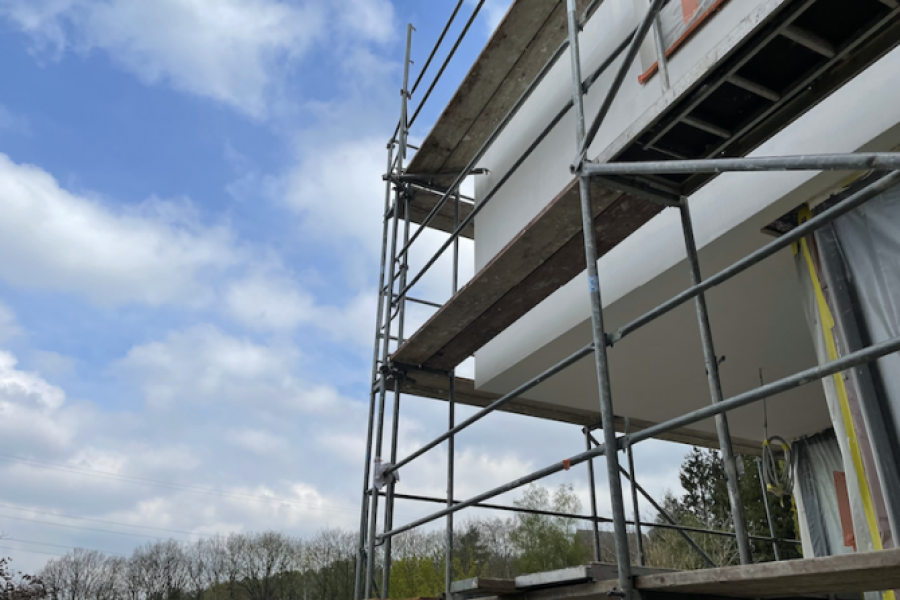 Avancement chantier VD à Chaudfontaine